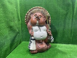 理庵産み 為ん術びねりの狸飾付 信楽焼 Whirledpies Com