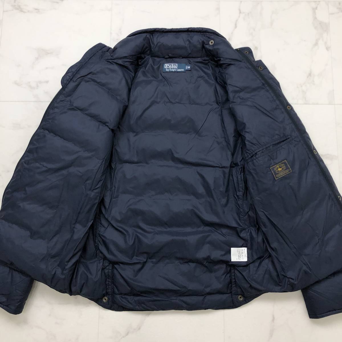 POLO ラルフローレン　ライトダウン　M 上品な色気漂う☆ポロ・ラルフローレン【POLO RALPH LAUREN】ライト
