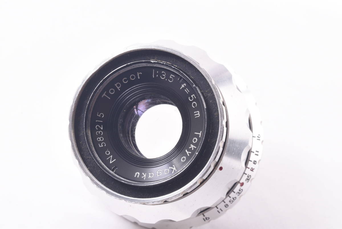 Tokyo kogaku Topcor 5cm 50mm F3.5 ライカ Lマウント #583215 50mm 5cm Tokyo ヴ H72728179 フィルムカメラ公式