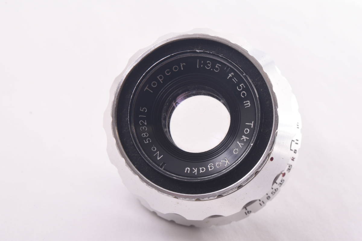 Tokyo kogaku Topcor 5cm 50mm F3.5 ライカ Lマウント #583215 50mm 5cm Tokyo ヴ H72728179 フィルムカメラ公式