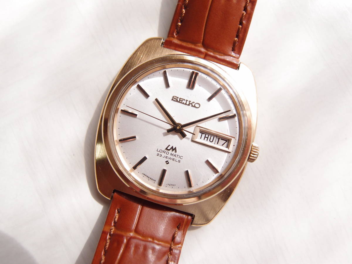 SEIKO LM セイコーロードマチック 5606-7130 23石 自動巻き デイデイト