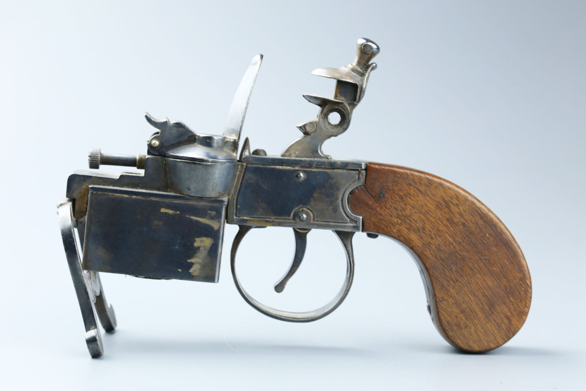 昊 DUNHILL ダンヒル TINDER PISTOL ピストル型卓上ライター PAT 