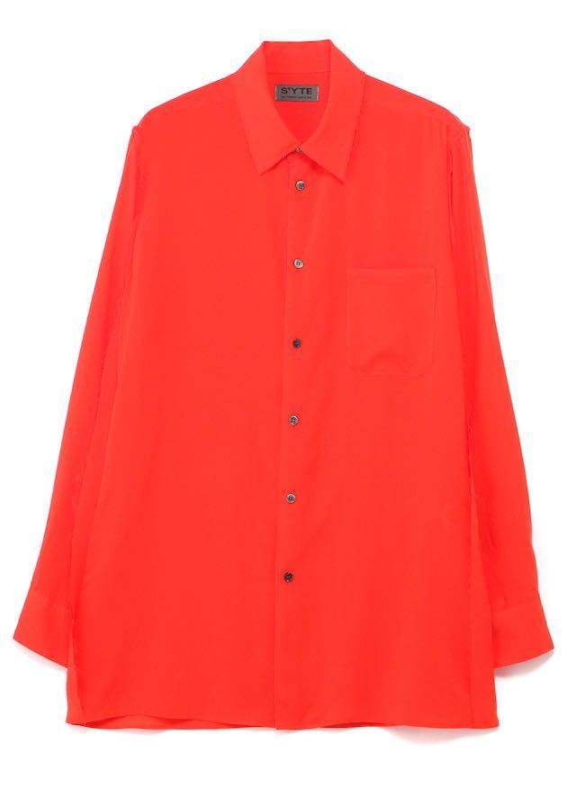 S‘yte サイト 長袖シャツ オレンジ Mサイズ ヨウジヤマモト YOHJI YAMAMOTO SYTE ヨウジ ヤマモト ヨウジ・ヤマモト 山本耀司