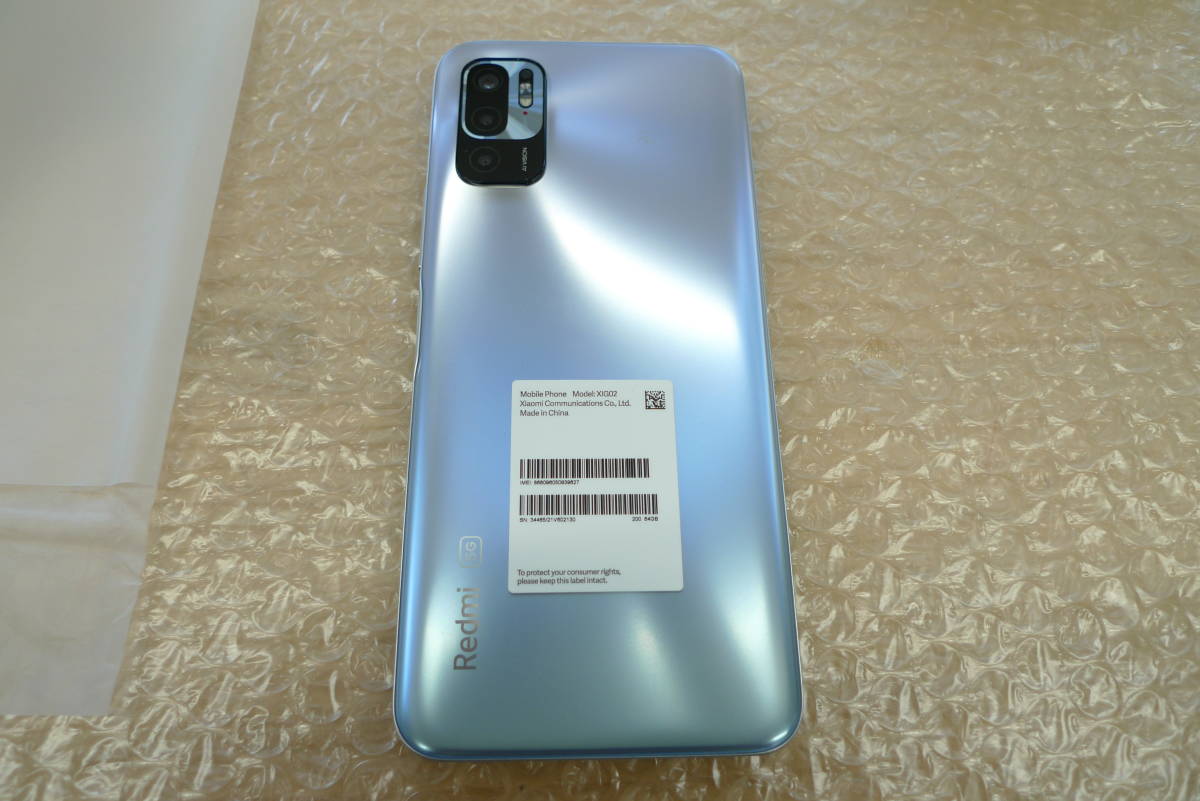 現状品 【SIMフリー】Redmi Note 10 JE クロームシルバー 4GB 64GB