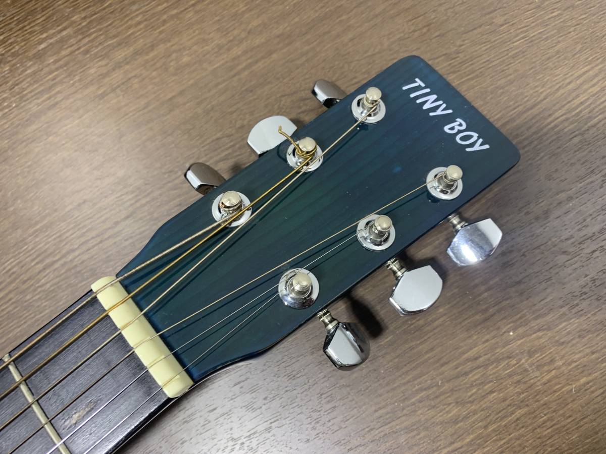 ◇TINY BOY SF-2 タイニーボーイ アコースティックギター ケース付き 