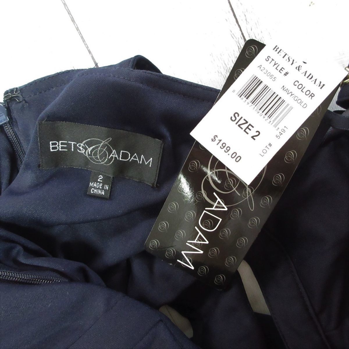 Betsy Adam ベッツィ アダム ロング マキシ丈 ビーズ装飾 キャミソール ワンピース ドレス 濃紺 ネイビー 2 定価 199 062 その他 売買されたオークション情報 Yahooの商品情報をアーカイブ公開 オークファン Aucfan Com