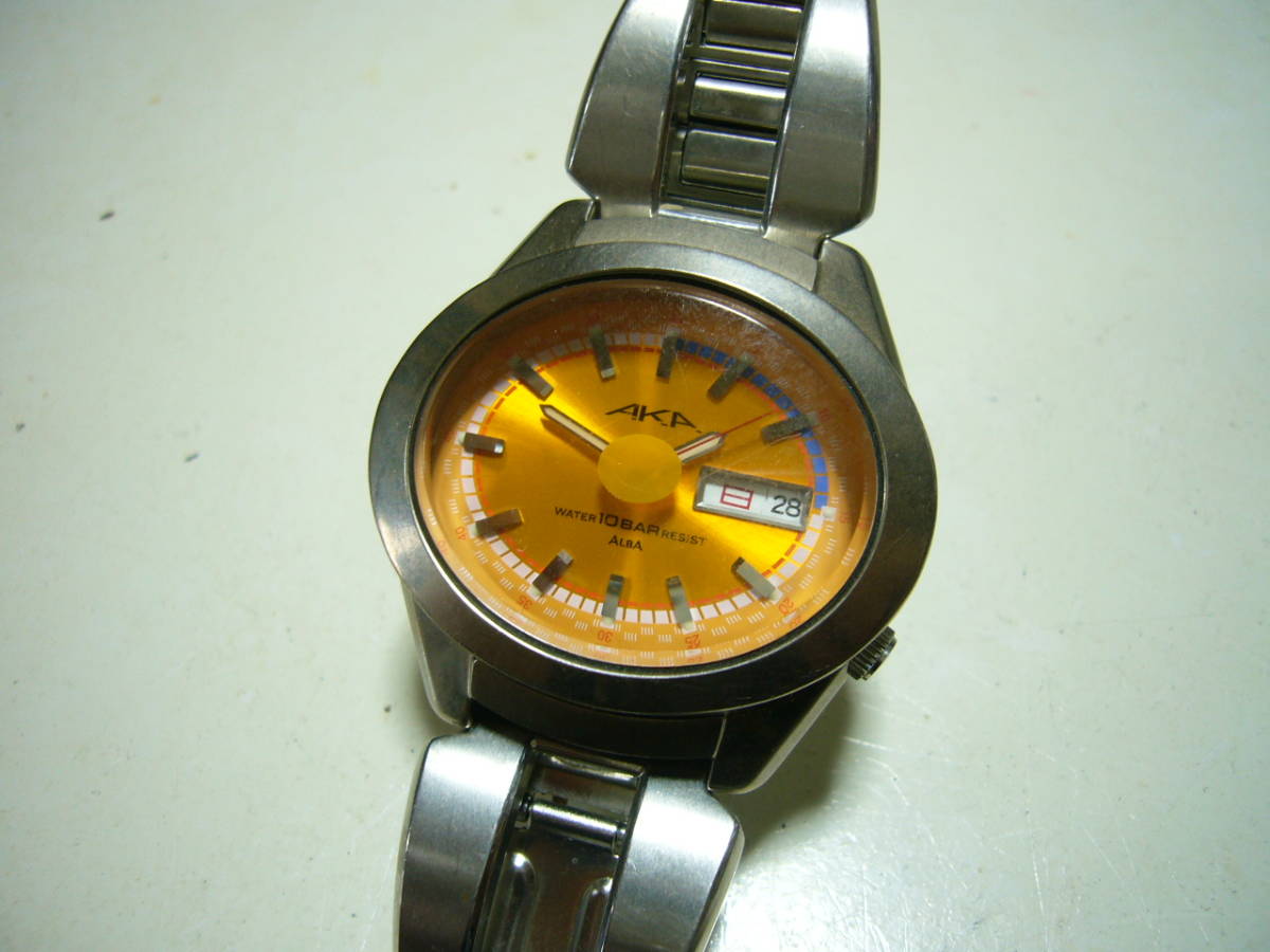 SEIKO ALBA セイコー AKA 腕時計 アルバ - オレンジの通販 公式通販 