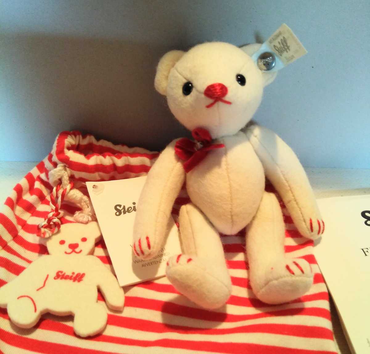 シュタイフ　テディベア　ぬいぐるみ　フェルトベア　限定品　袋　証明書