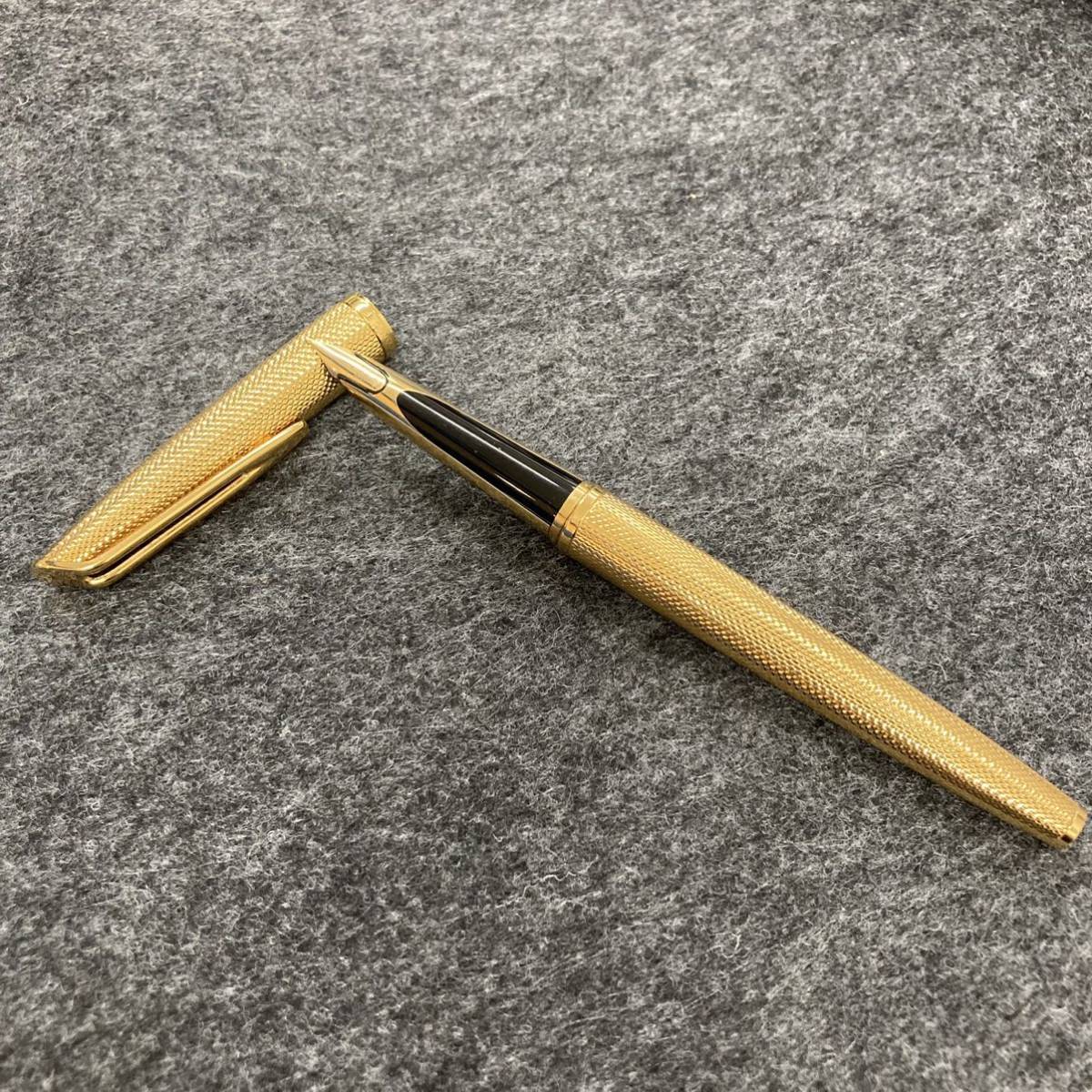 WATERMAN 万年筆 PLAQUE OR G 18K 750　ゴールド箱付き 44□WATERMAN ウォーターマン 万年筆 PLAQUE OR G ペン先 18K ゴールド
