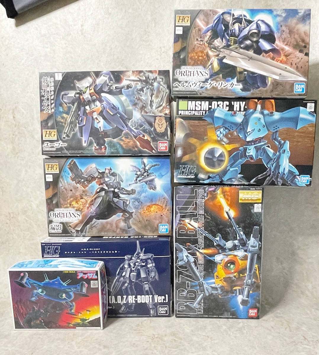 ガンプラ7点詰め合わせ(完成品)｜売買されたオークション情報、Yahoo 