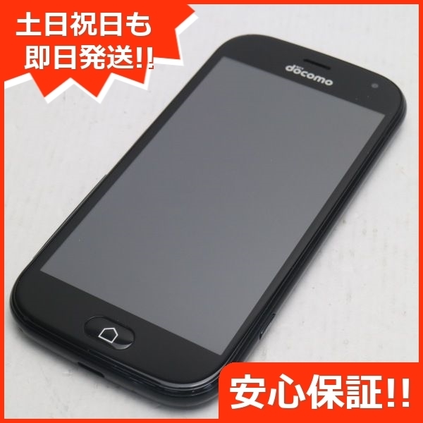 美品 F-01L らくらくスマートフォン me ブラック スマホ 本体 白ロム