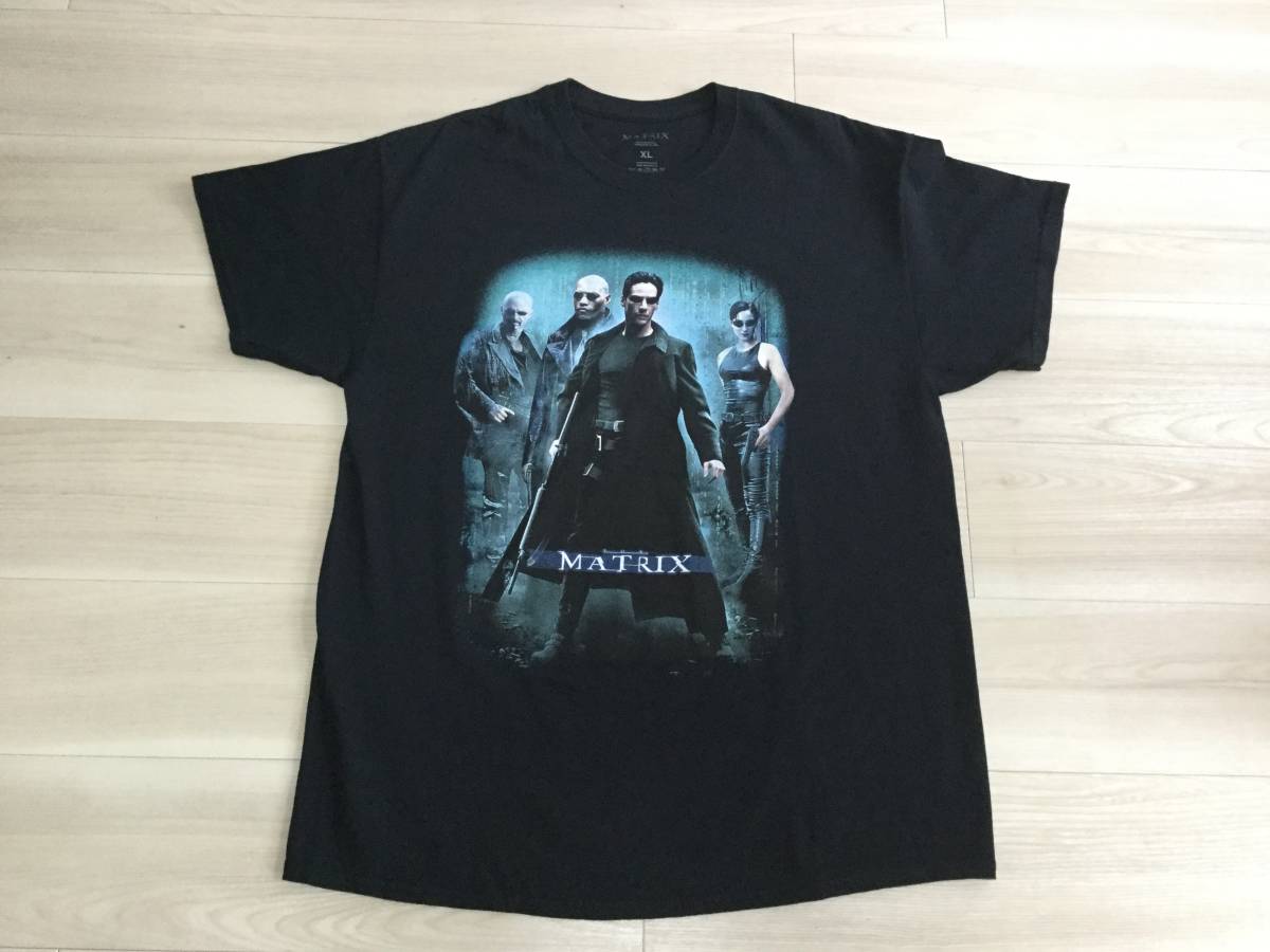 □美品!! マトリックス 公式Tシャツ キアヌリーブス 黒 ブラック L 