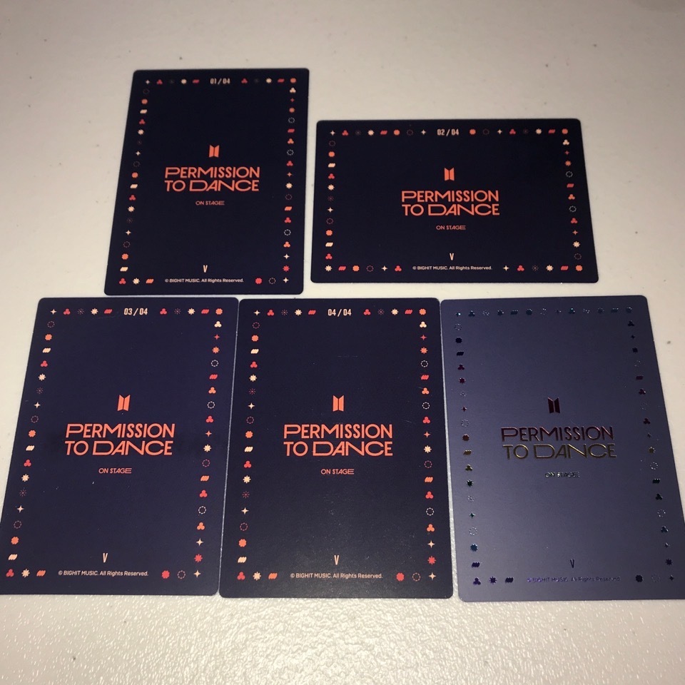 Vテテ/BTS◎「PERMISSION TO DANCE ON STAGE - SEOUL」公式グッズ(ミニ 