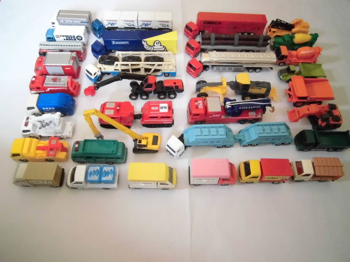 大量 車トミカ トレーラー トラック他はたらく車 色々まとめセット Www Amrapalihotel Com