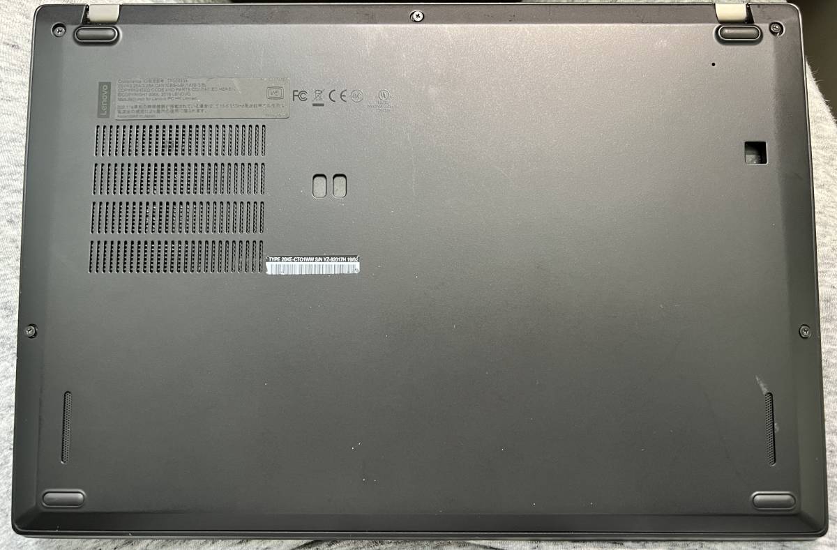 ThinkPad X280 Core i7-8650U メモリ 16GB、NVMe SSD 128GB、英字キー 