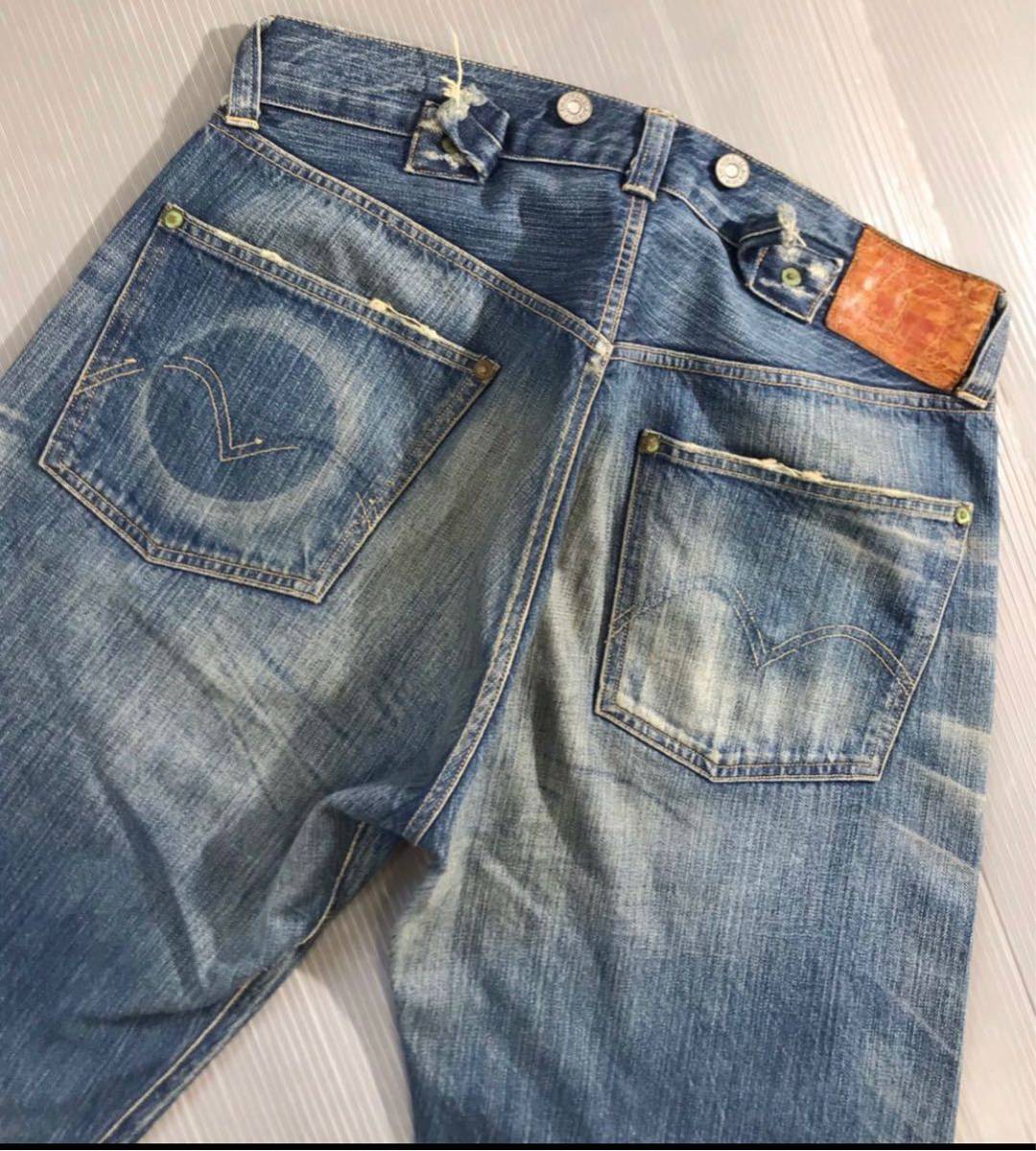 457 LVC LEVI'S リーバイス 激シブ色落ち 日本製 22501 501XX サスペンダーボタン 色落ち加工 インディゴデニム ...
