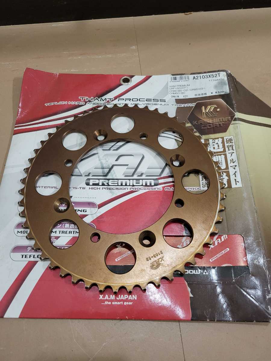 おまとめ③ XAM A2103X 52T CRF150R CR80 CR85 CRM50 CRM80 スプロケット
