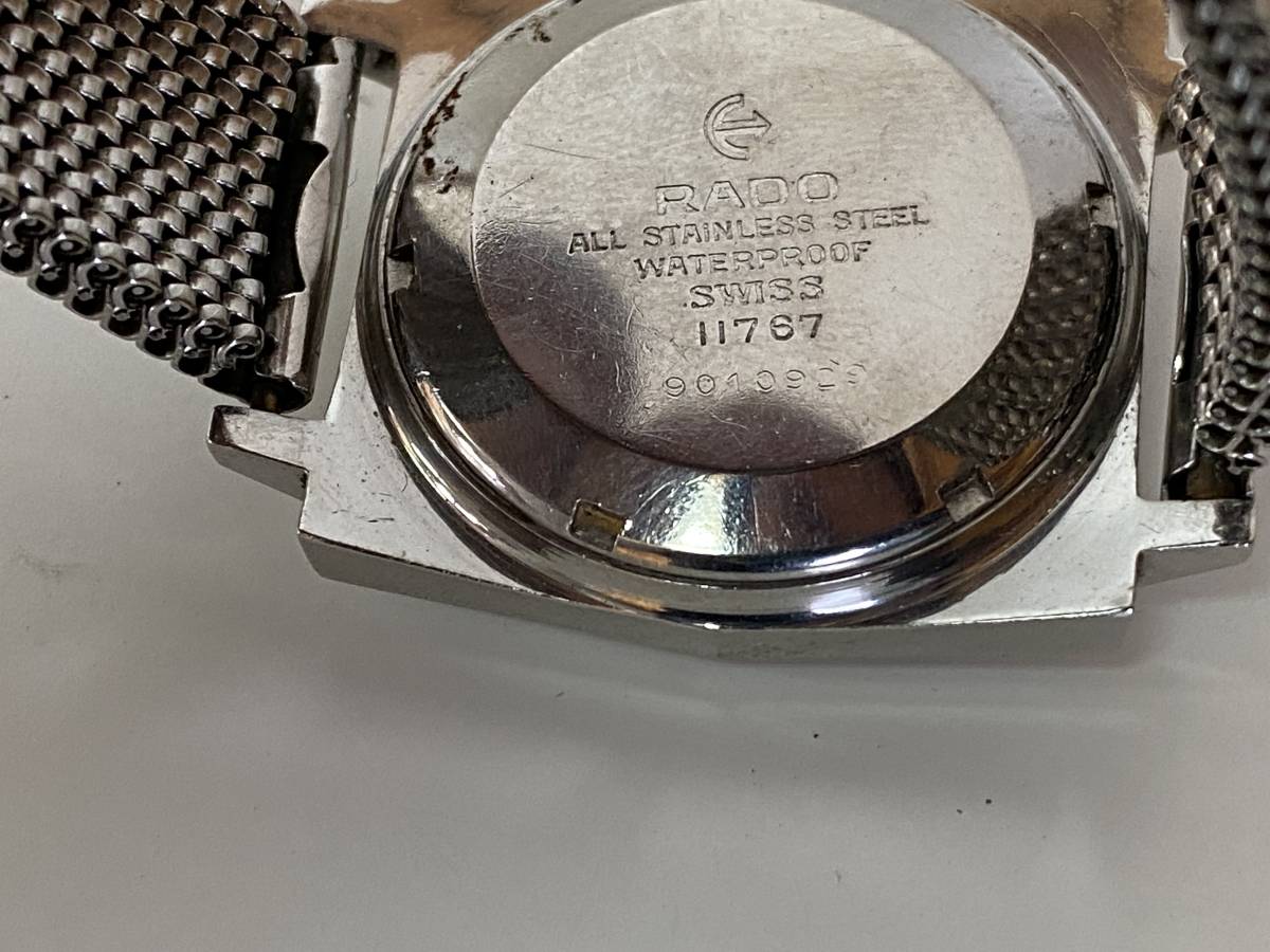 G◇RADO ラドー◇腕時計 30 JEWELS 990 デイト スクエア 機械式/自動 