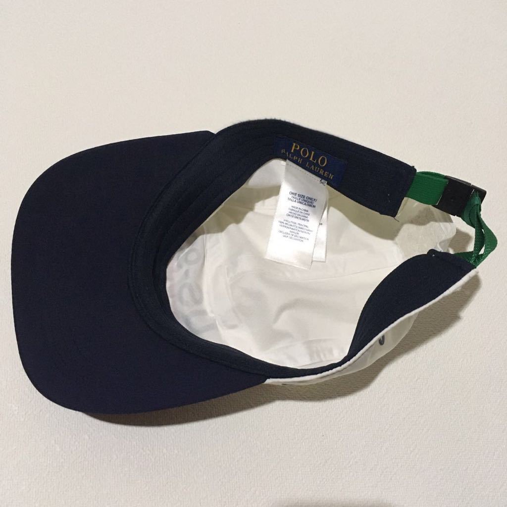 未使用】復刻 POLO 93 キャップ Ralph Lauren 5PANEL CAP 白 ラルフ