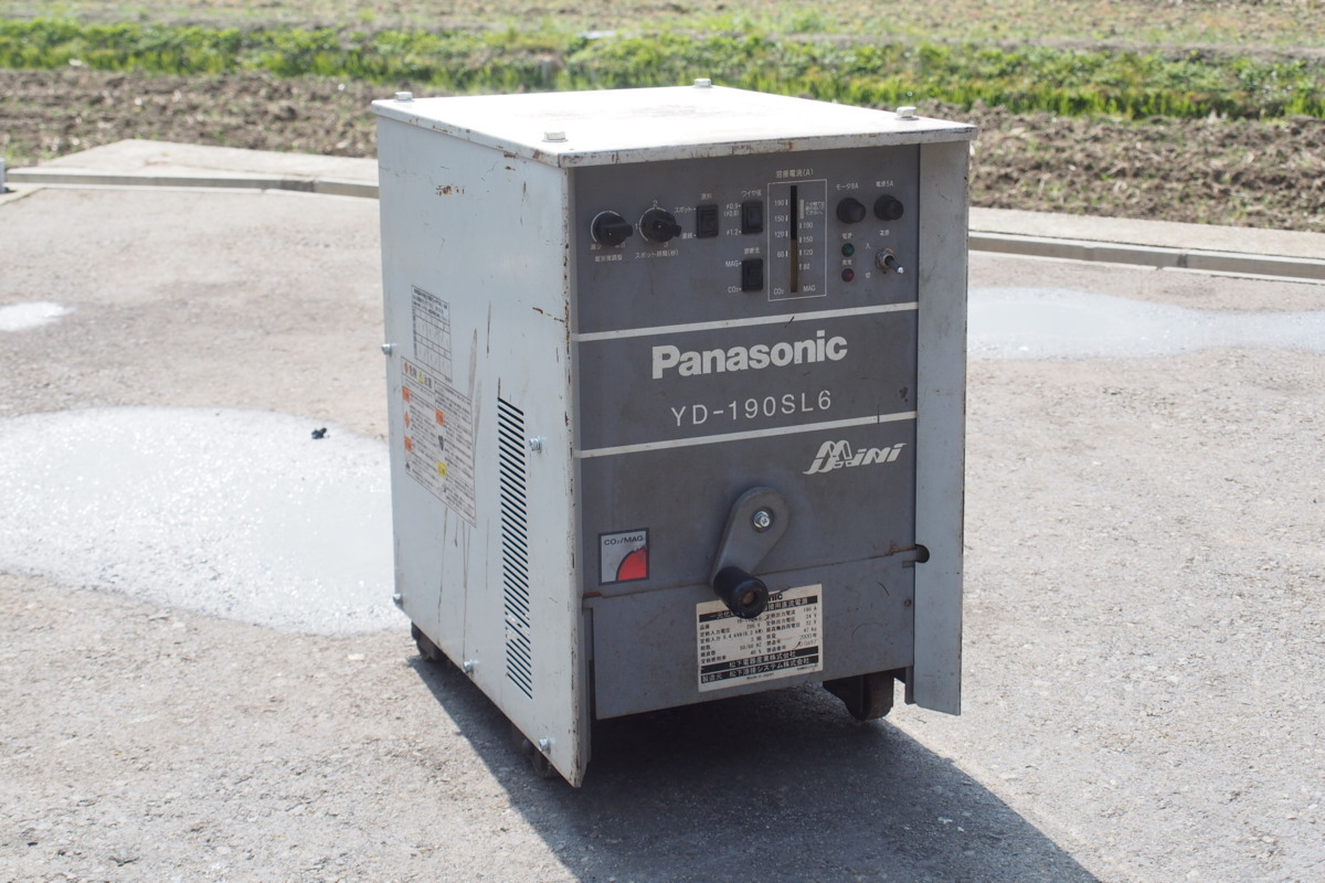 □Panasonic パナソニック YD-190SL6 半自動 元化制御式CO溶接用直流 