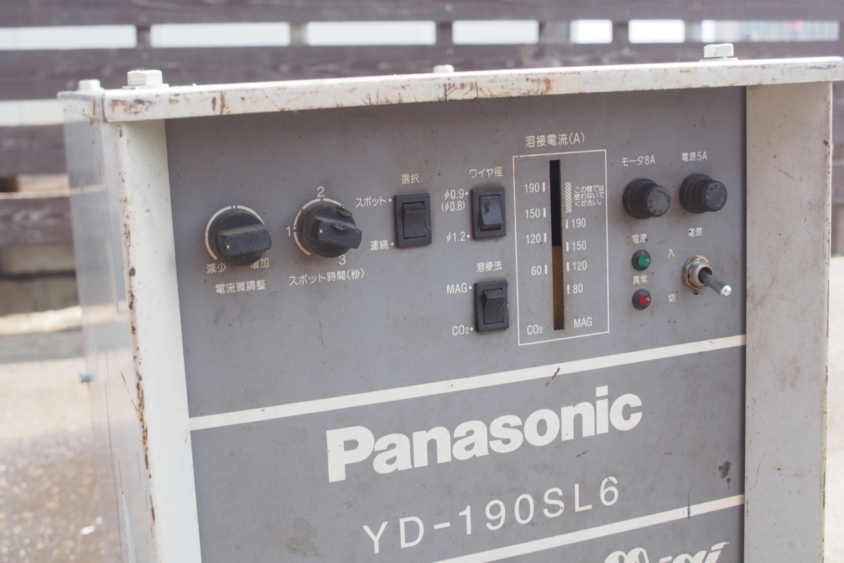 □Panasonic パナソニック YD-190SL6 半自動 元化制御式CO溶接用直流 