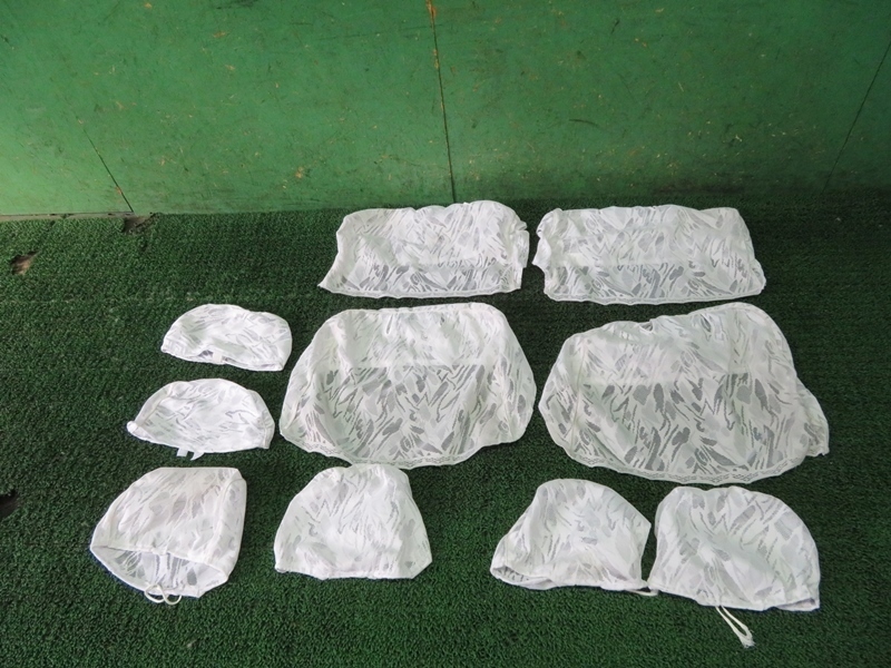 『psi』 CQ2A ミラージュディンゴ 純正OP レースシートカバー10点セット