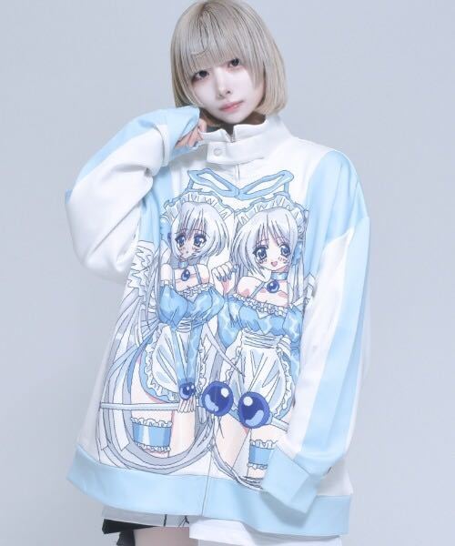 REFLEM×YUI プリント切替 ジャージ ジャケットtravas tokyo ジャージ REFLEM×YUI プリント切替 通販ファッション プリント切替ジャージ 切替プリントジャージ（ジャージ）｜REFLEM（レフレム