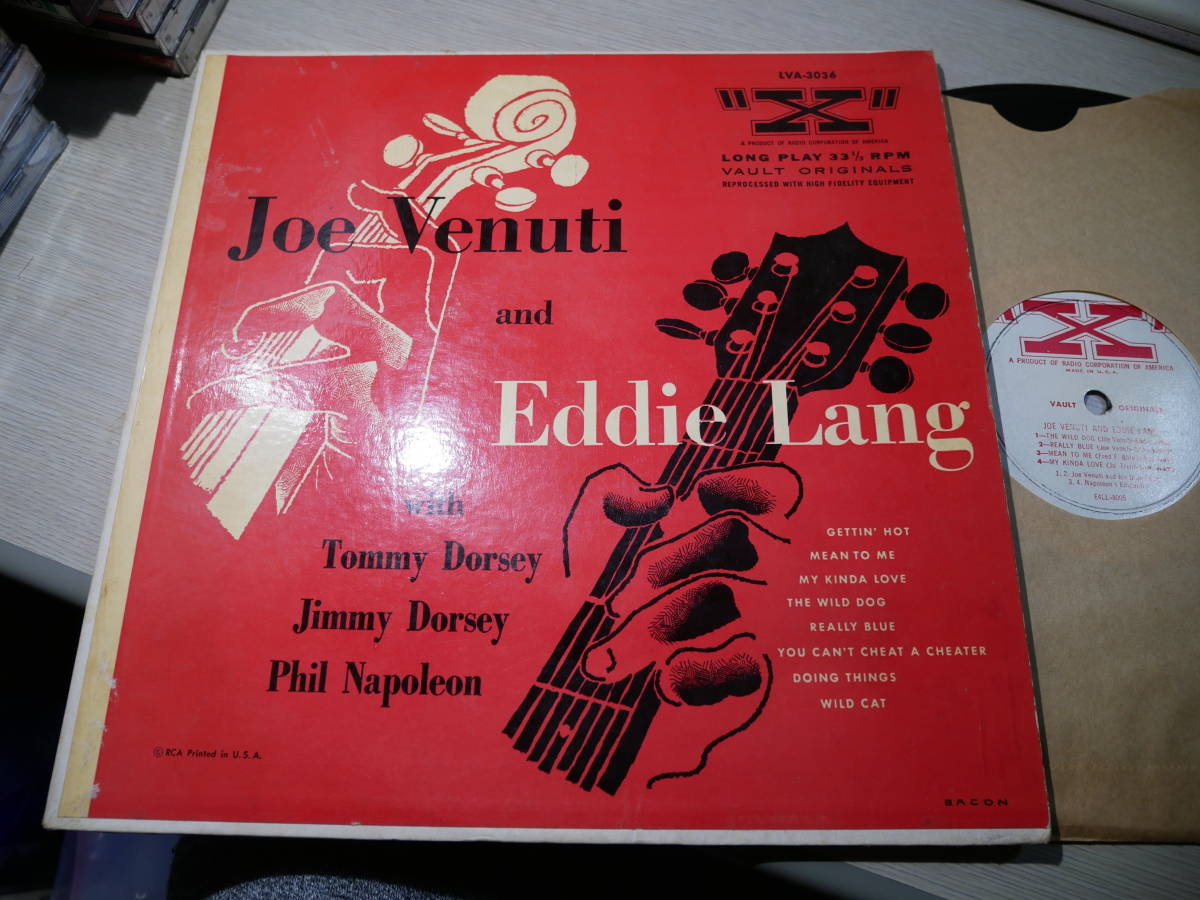 驚きの破格値，100%新品 ジョー ヴェヌーティ JOE VENUTI AND EDDIE LANG WITH TOMMY DORSEY JIMMY DORSEY PHIL NAPOLEON USA/X VAULT ORIGINALS:LVA-3036 10&rdquo; LP(ジャズ一般)｜売買されたオークション情報、yahooの商品情報をアーカイブ公開 - オ ジャズ一般