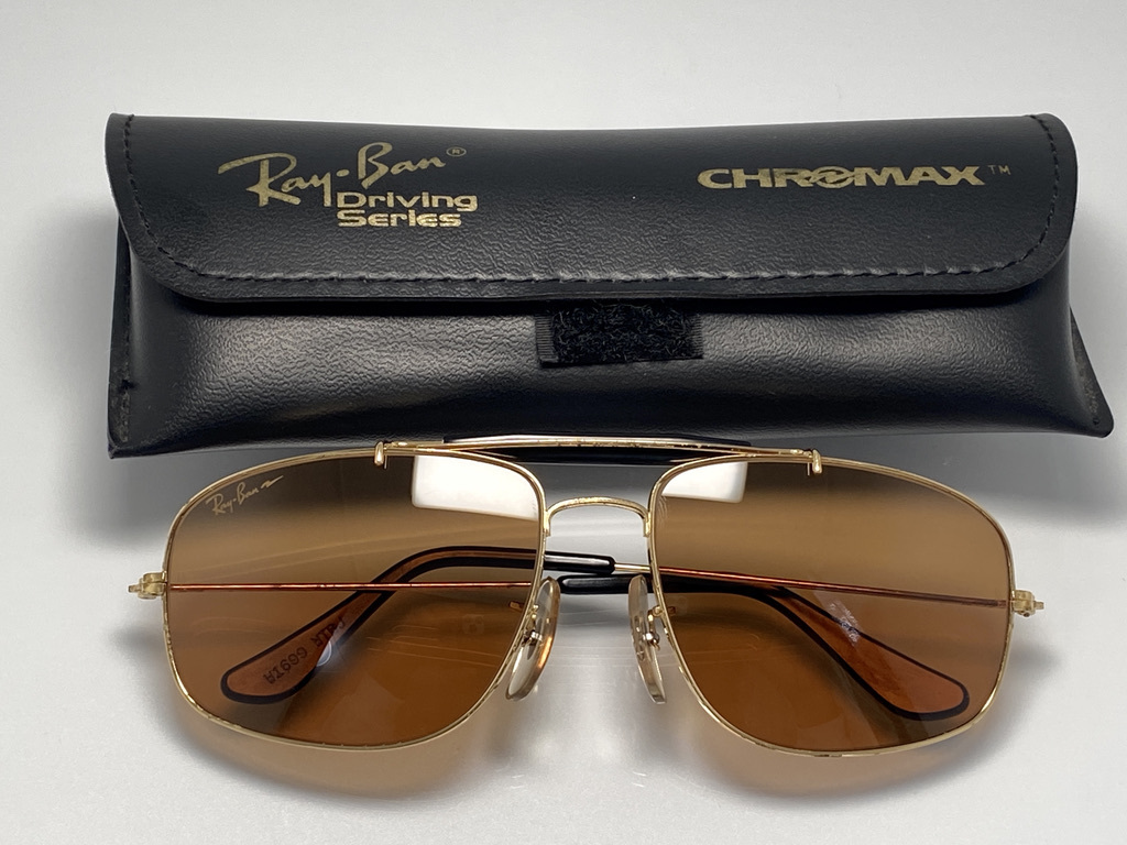 数量限定 DRIVING ケース付 B&L RAY-BANボシュロムレイバンEXPLORERエクスプローラーGold/B-20CHROMAXクロマックスゴールド 58mmサングラスW1699(アビエーター)｜売買されたオークション情報、yahooの商品情報を サングラス