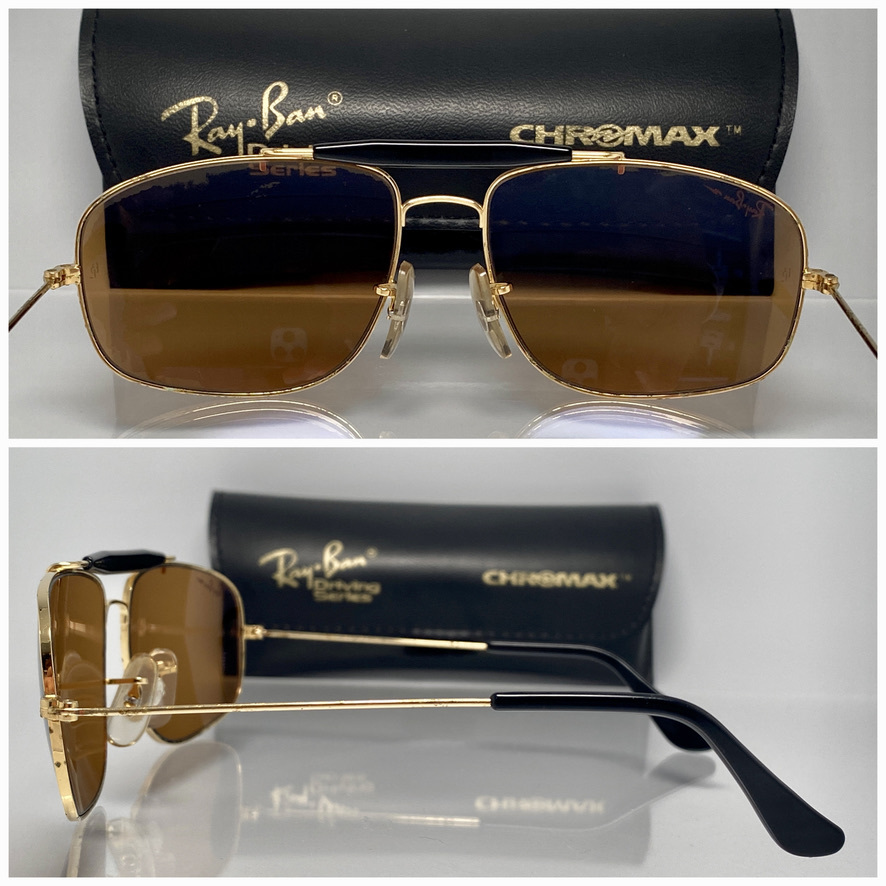 B&L Ray-Ban エクスプローラー 58mm USA製 ケース付 DRIVING☆ケース付☆B&L RAY-BANボシュロムレイバンEXPLORER