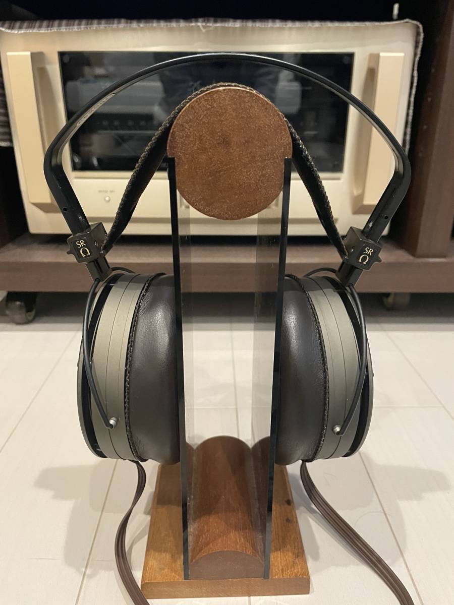 STAX 初代 SR-Ω 元箱あり。金メッシュ固定極オリジナル品です。_1
