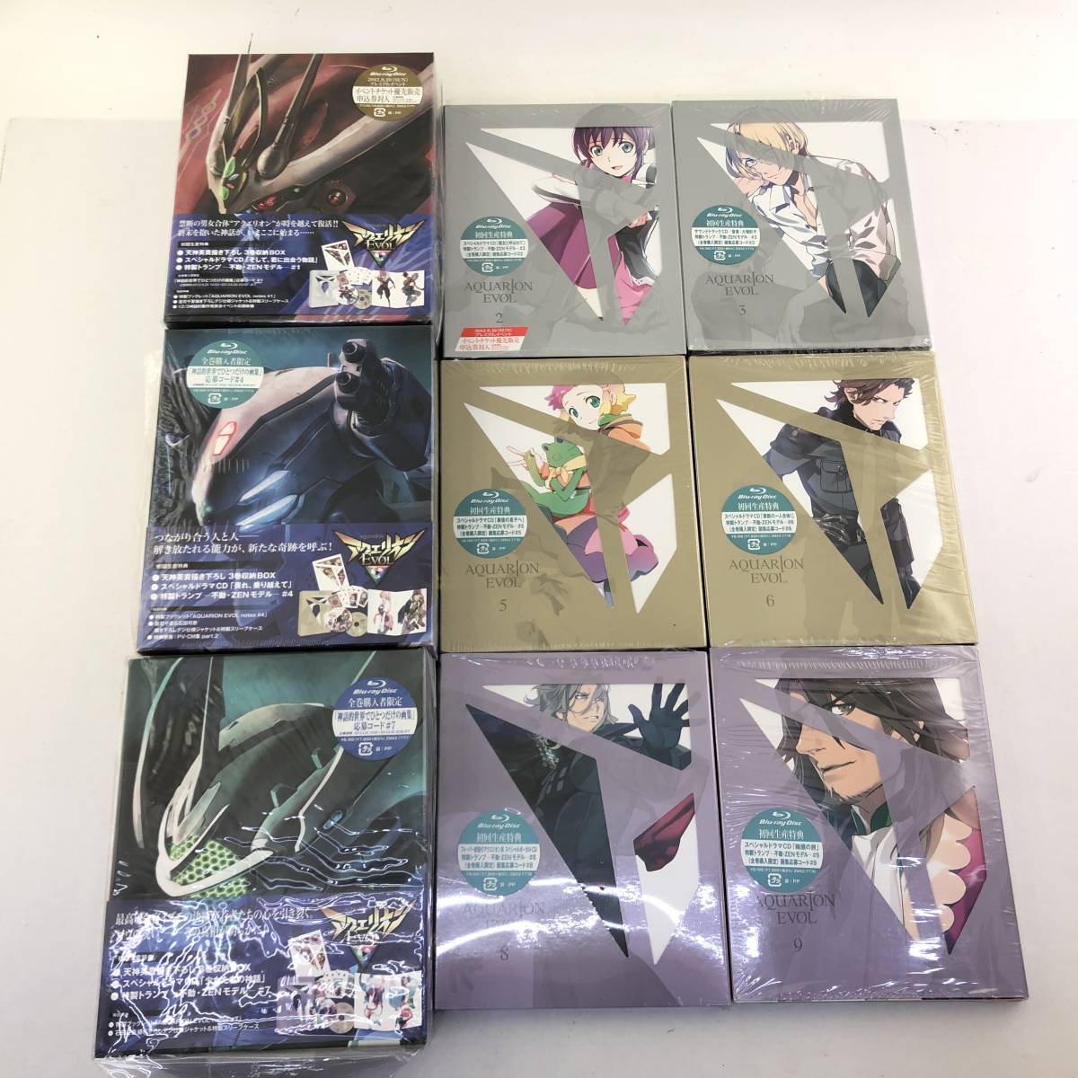 大人気，最新作 Blu-ray AQUARION EVOL/アクエリオンEVOL 全9巻セット 1 9 /初回限定版 収納BOX付き(日本)｜売買されたオークション情報、yahooの商品情報をアーカイブ公開 - オークファン 日本