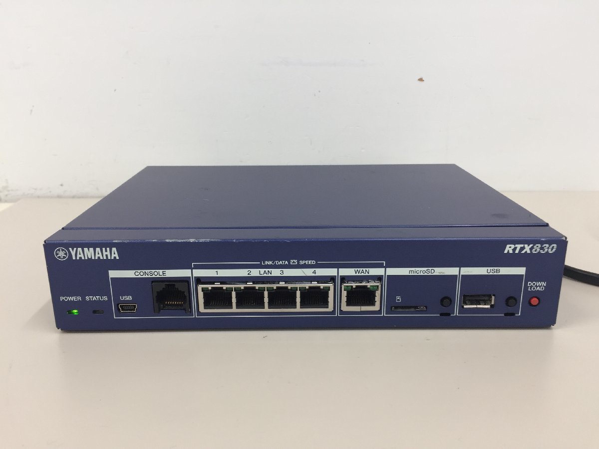 YAMAHA ヤマハ ギガ アクセス VPN ルーター RTX830 初期化済 最新 