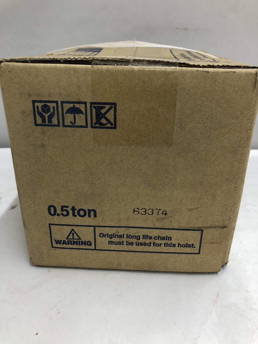 未使用 中古品 象印 エレファント チェーンブロック0.5t C21 チェン 