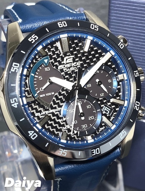 本物保証，人気SALE CASIO カシオ 正規品 EDIFICE エディフィス 腕時計 アナログ ソーラー ブルー カレンダー レザー 防水 クロノグラフ EQS-930BL-2A(EDIFICE)｜売買されたオークション情報、yahooの商品情報をアーカイブ EDIFICE