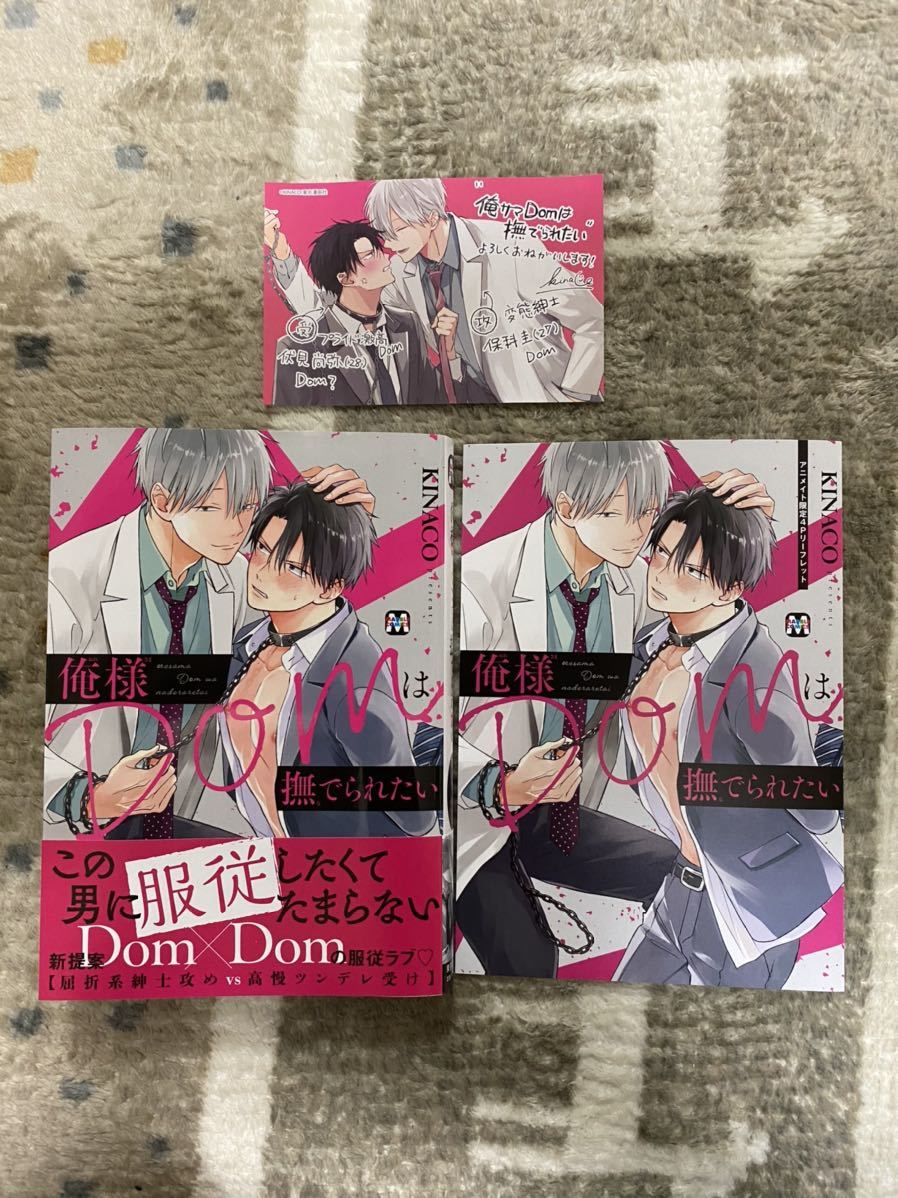 俺様domは撫 られたい Kinaco アニメイト限定4pリーフレット付き ボーイズラブ 売買されたオークション情報 Yahooの商品情報をアーカイブ公開 オークファン Aucfan Com