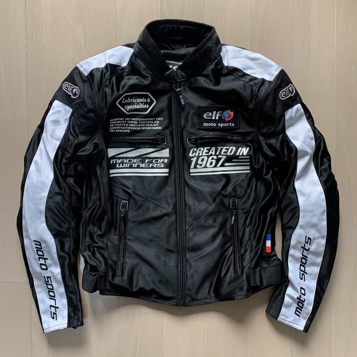 【SALE，得価】 elf エルフ メッシュジャケット ジャケット BLACK/WHITE Mサイズ A40314-1(Mサイズ)｜売買されたオークション情報、yahooの商品情報をアーカイブ公開 - オークファン 男性用