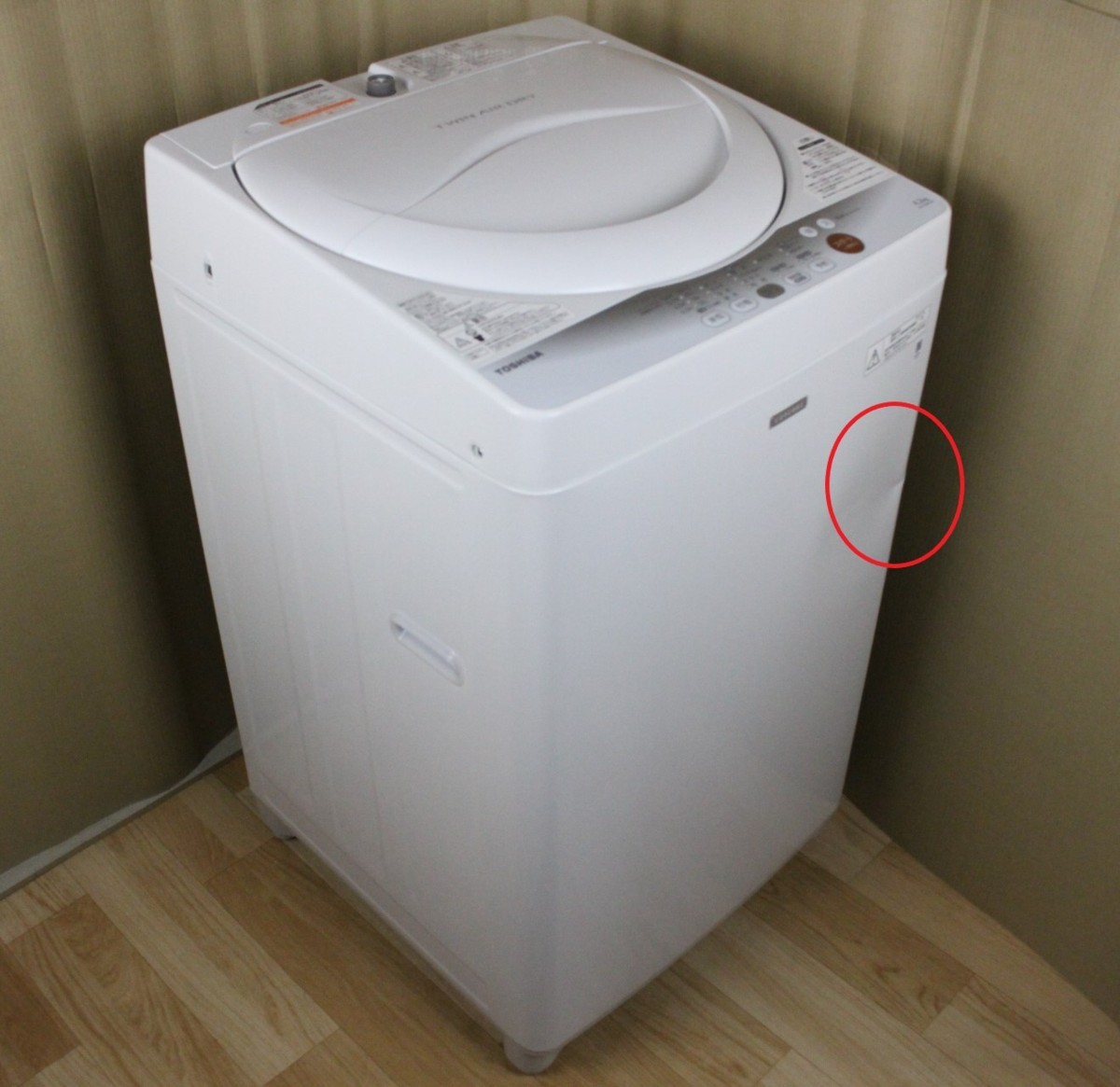 ○送料無料～ 洗濯機 4.2kg 東芝 AW-42SMC 2013年製 中古 小型 白