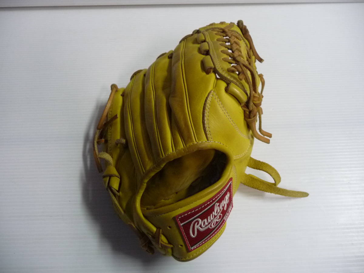 □美品 Rawlings ローリングス 軟式 グローブ 外野手用 DUAL PALM 