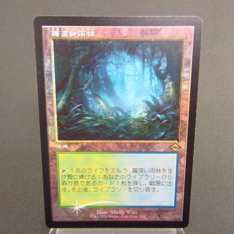 MTG 【Foil】□旧枠□《霧深い雨林/Misty Rainforest》☆N6744 MH2