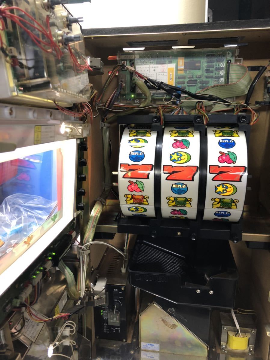 パチスロ実機 Sammy アラジンA ドットの名機 コイン不要機付き 家庭用 