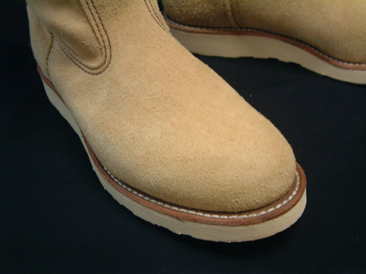 8 1/2E 8168 9”PECOS Red Wing HAWTHORNE “ABILENE” ROUGHOUT / レッド 