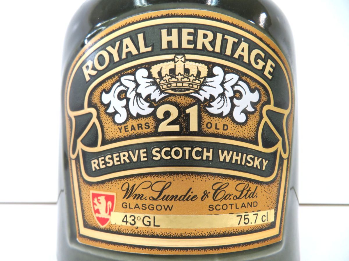 21年 古酒 未開栓 HERITAGE ロイヤルヘリテージ ROYAL - ウイスキー 紬