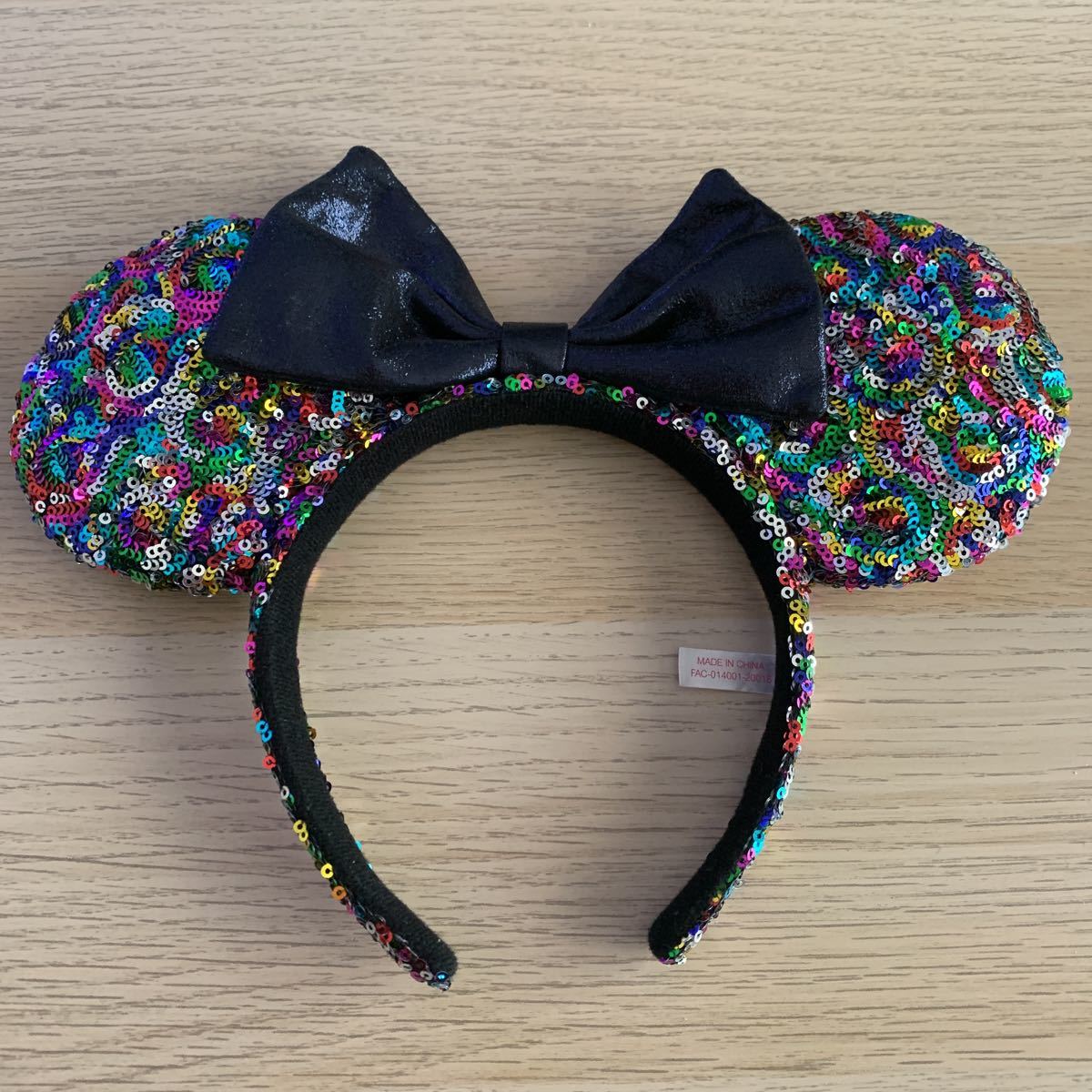 激レア】ディズニー カチューシャ スパンコール ミニー (ディズニー