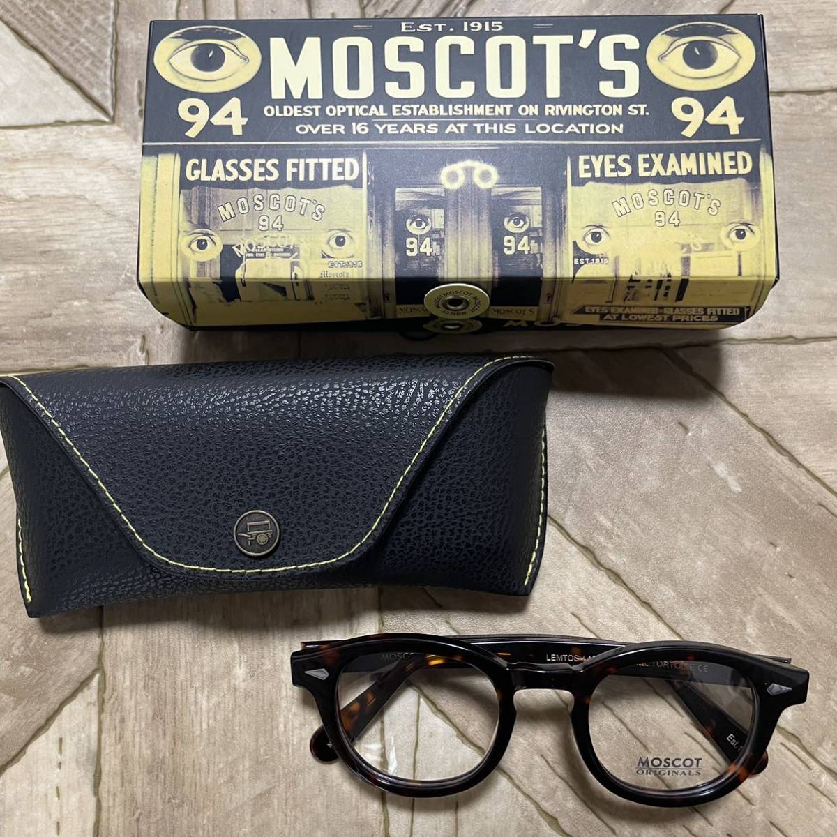 MOSCOT モスコット LEMTOSH レムトッシュ 0 ブラック メガネ LEMTOSH 