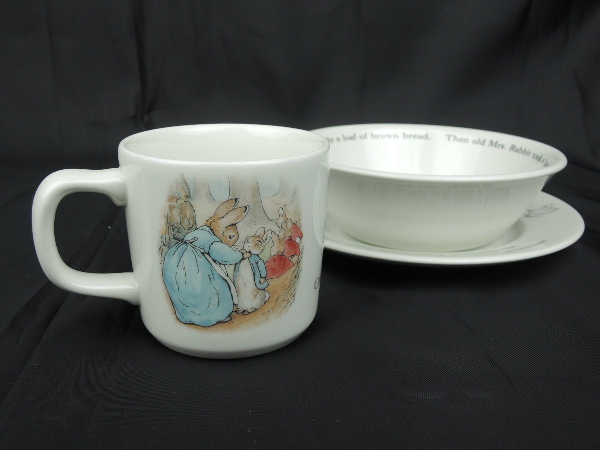 ピーターラビット Wedgwood ウェッジウッド 旧刻印 未使用 - 英国製