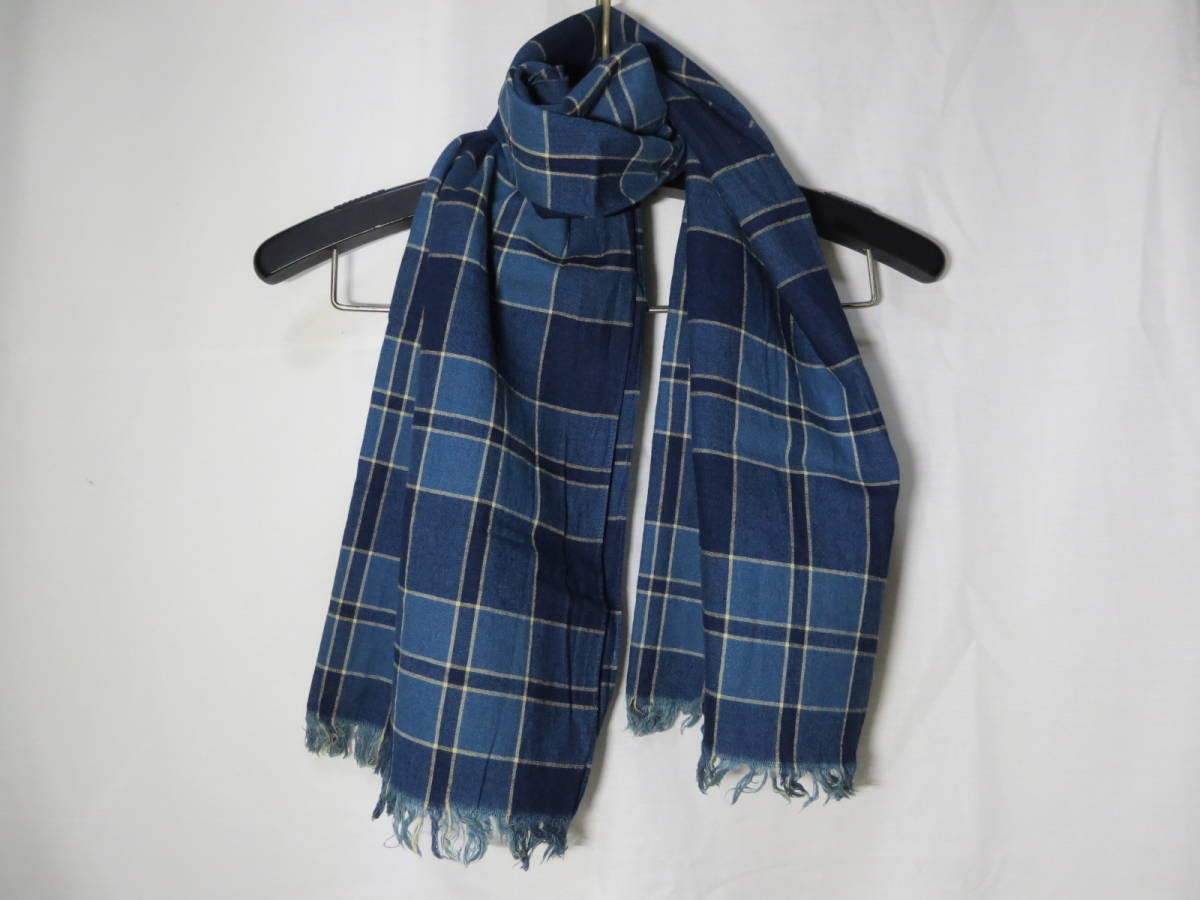 RRL ダブルアールエル ストール 公式通販 - 青と白のチェック柄