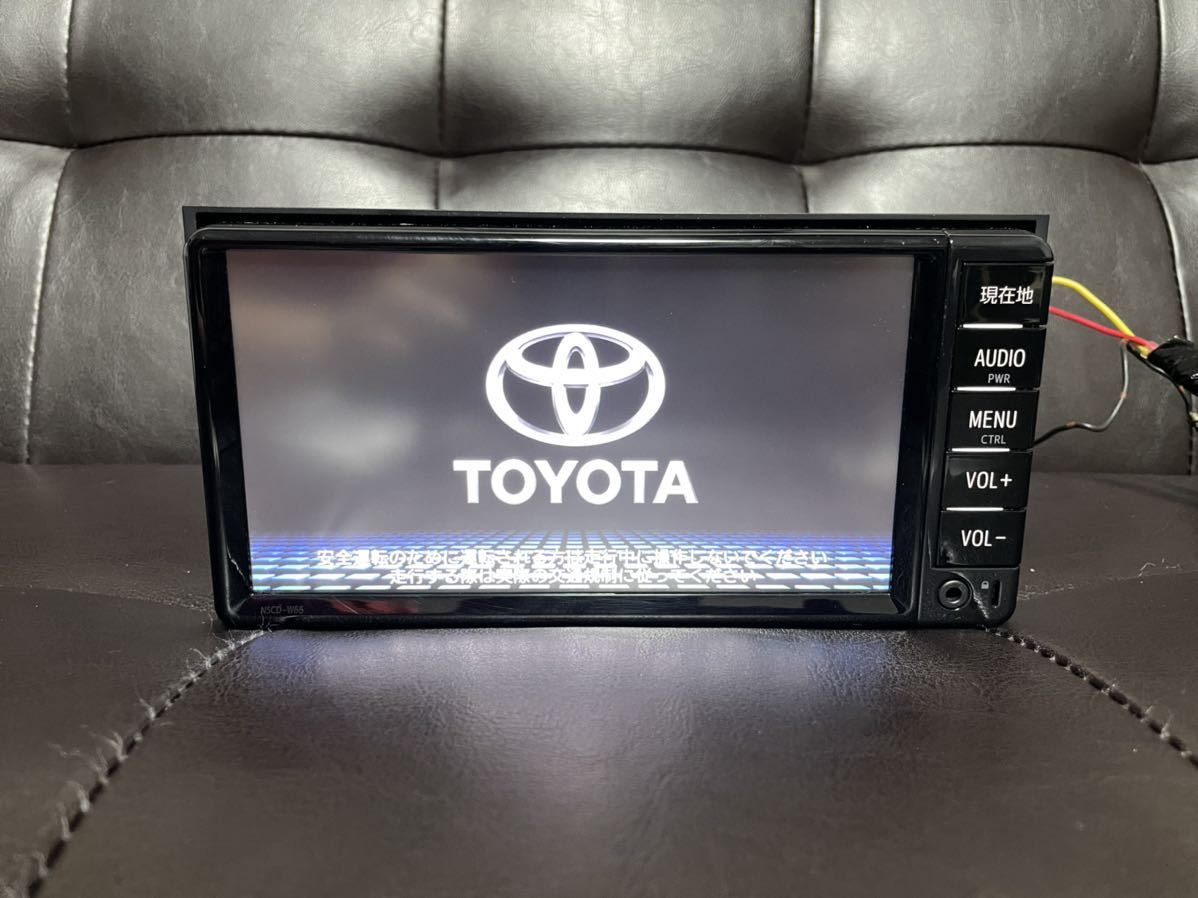 送料無料】トヨタ純正 NSCD-W66 SDナビ Bluetooth 多言語ナビ 地図