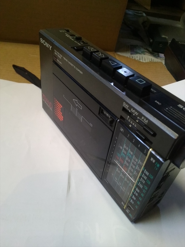 SONY WA-5000 ☆中古 FM/MW/SW 7BAND カセットレコーダー ☆ジャンク