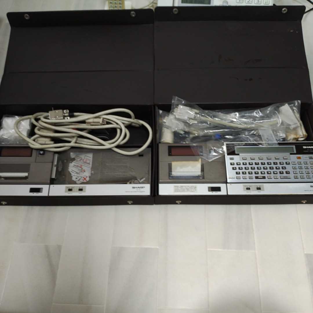 ジャンク品 SHARP PC-1500 ポケットコンピューター CE-150 PRINTER AND